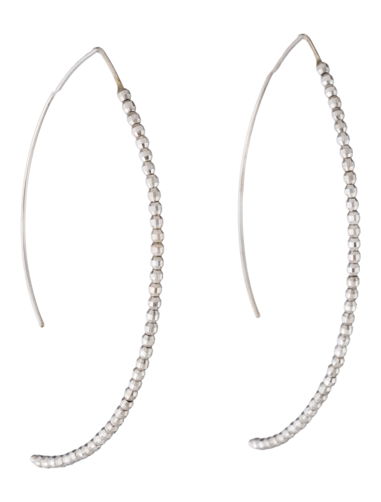 Earrings 14K Disco Bead Drop Hook