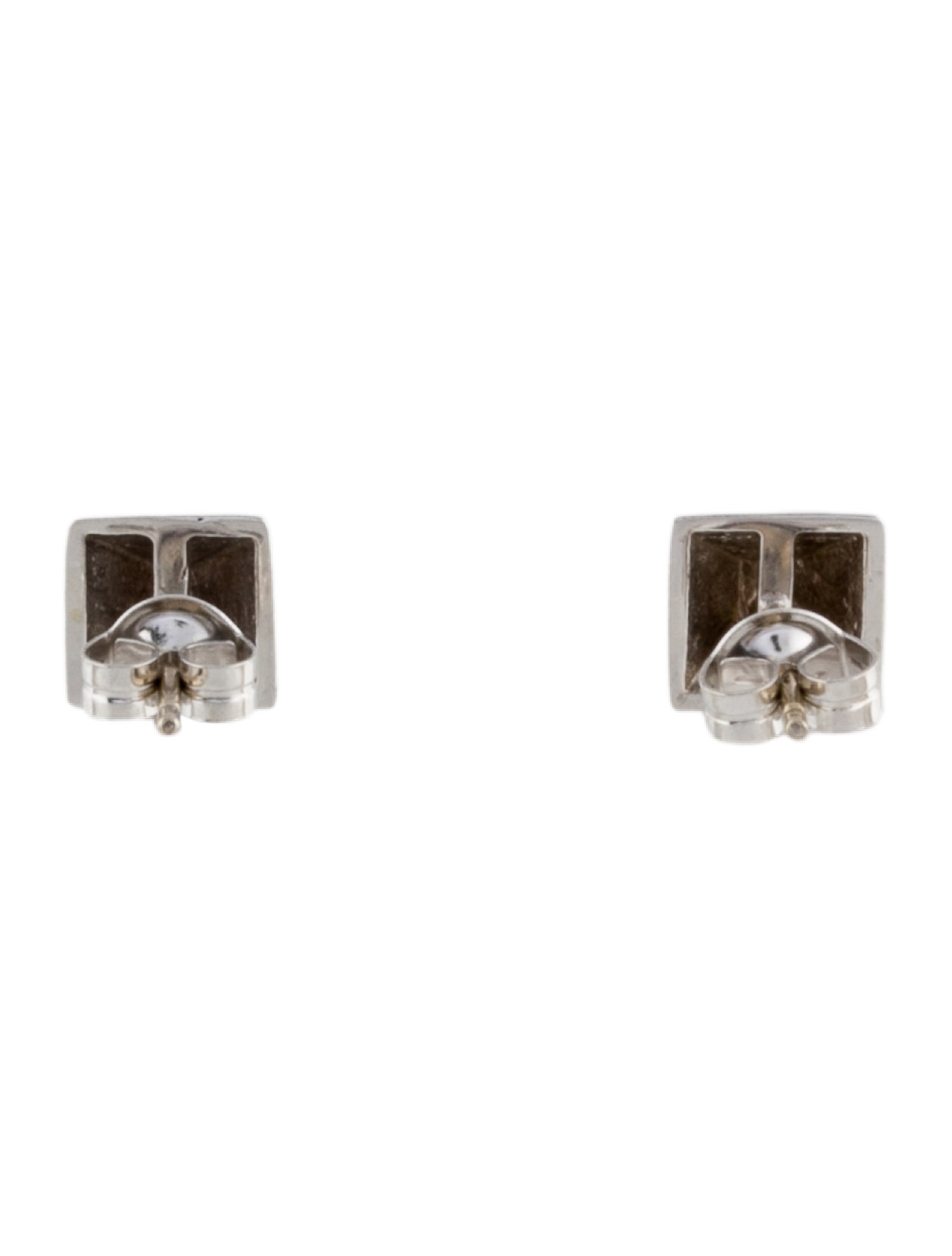 Earrings 14K Pyramid Stud