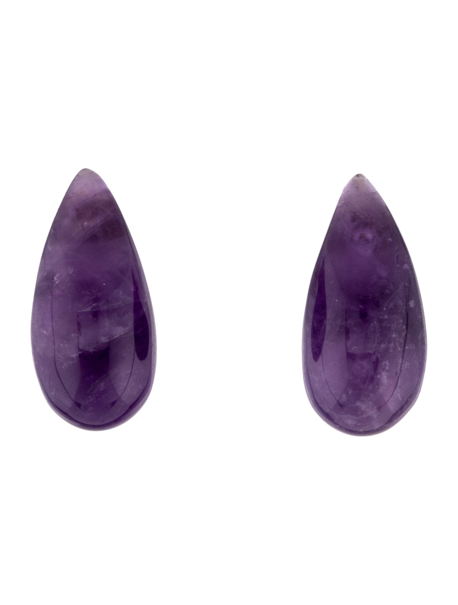 Earrings 18K Amethyst Drop