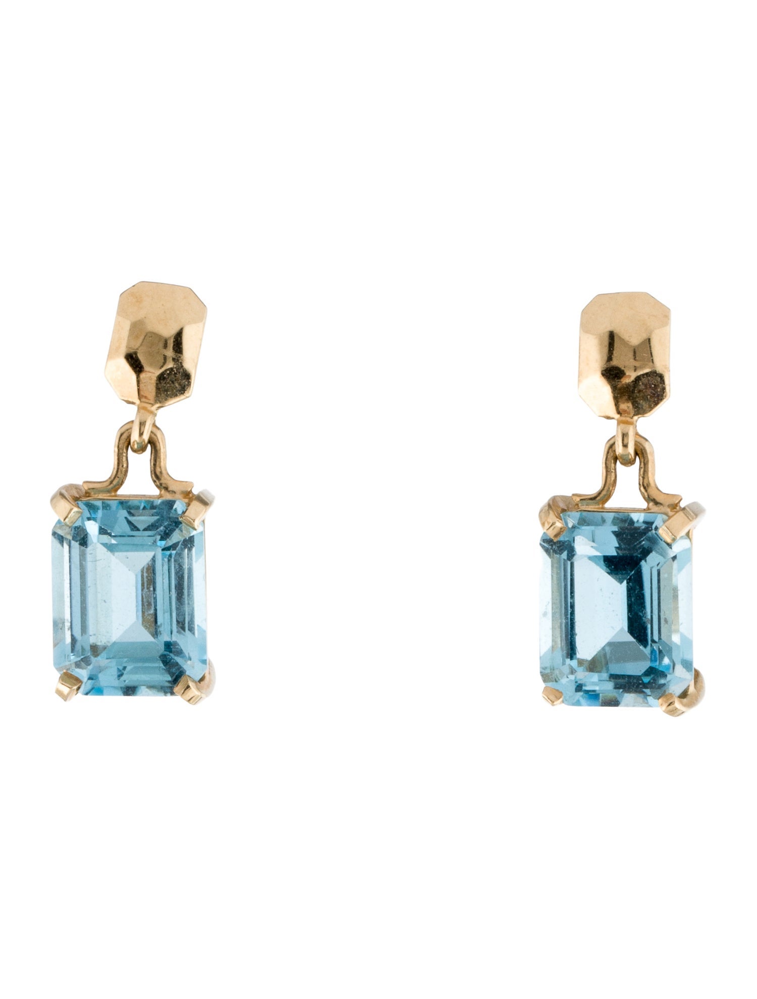 Earrings 14K 8.00ctwTopaz Drop