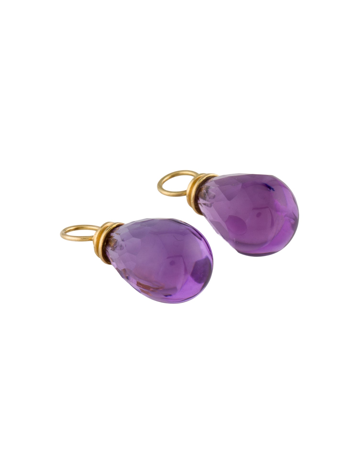 Earrings 18K Amethyst Earring Enhancers