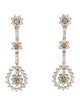 Earrings 18K Diamond Drop Earrings