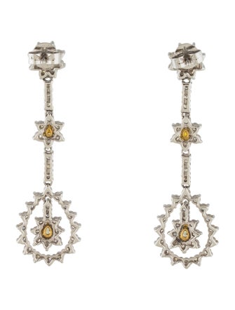 Earrings 18K Diamond Drop Earrings