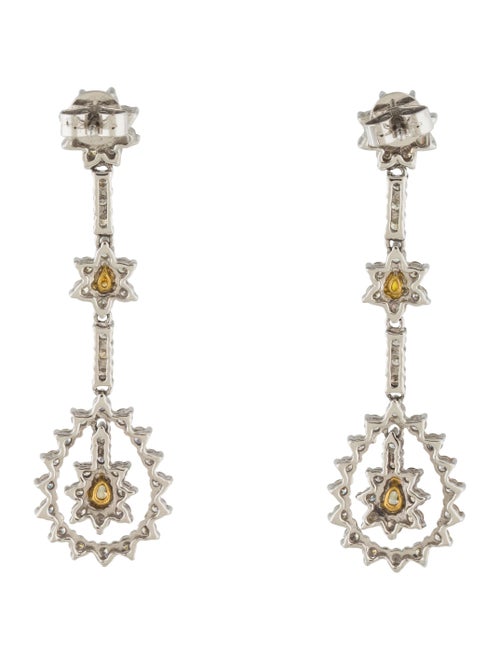 Earrings 18K Diamond Drop Earrings