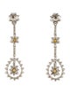 Earrings 18K Diamond Drop Earrings
