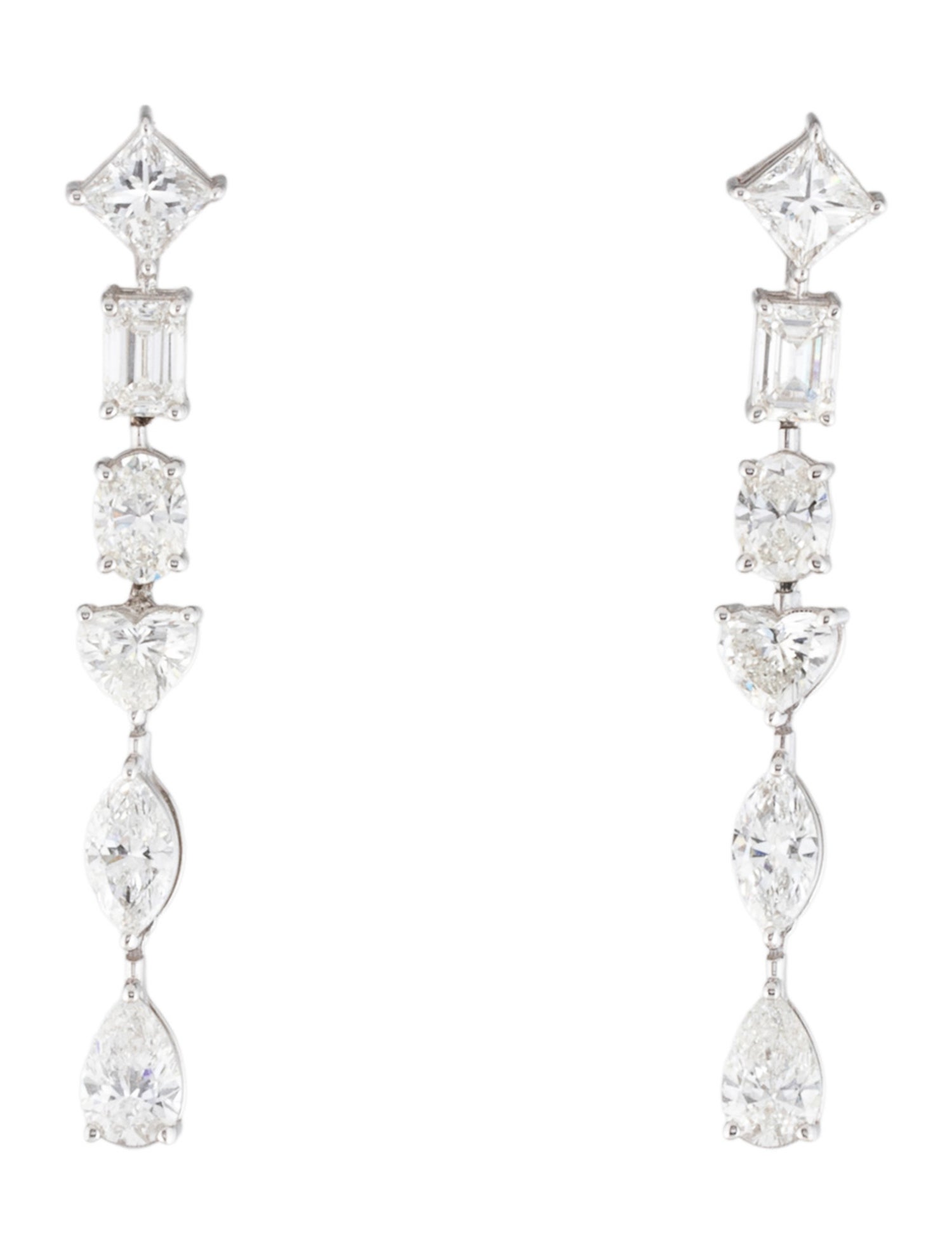 Earrings 14K 3.18ctw Diamond Drop