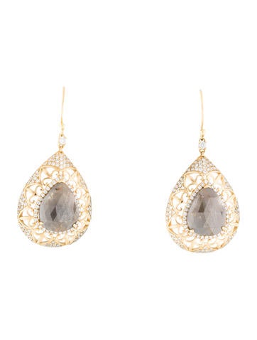 Earrings Drop 18K Diamond