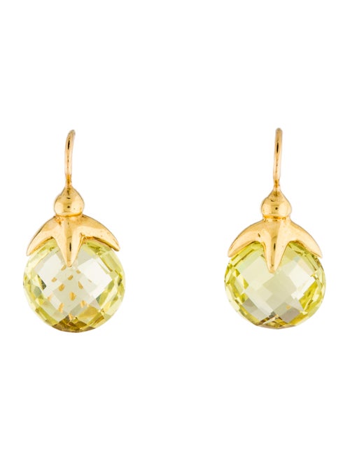 Earrings 18K Mark Spirito Citrine Drop Earrings