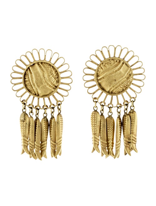 18K River Drop Earring yellow
