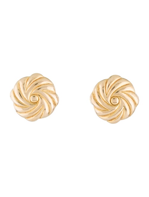 14K Earclips yellow