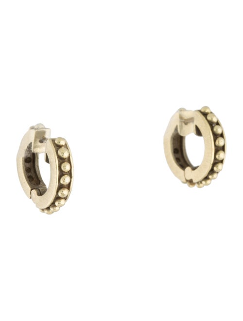 14K Huggie Earrings yellow