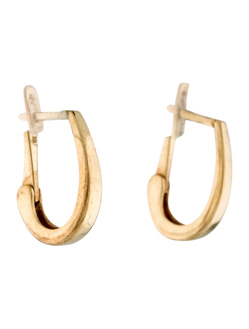 14K Hoop Earrings yellow