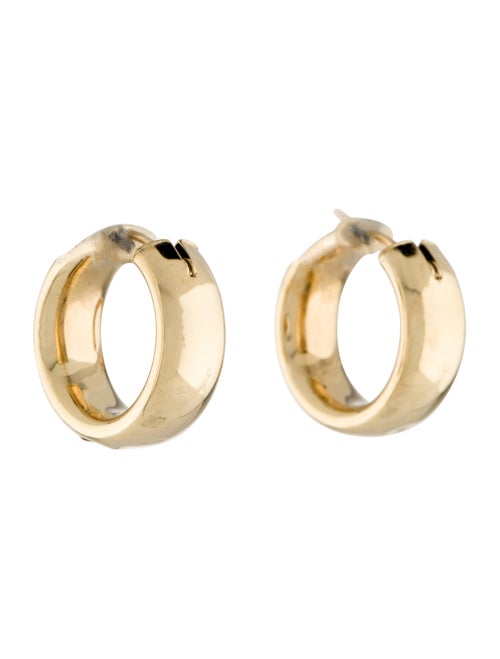 14K Hoop Earrings yellow