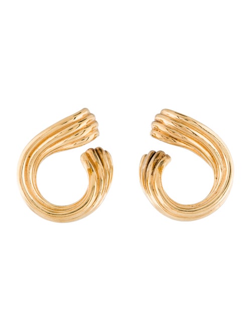 18K Drop Earrings yellow