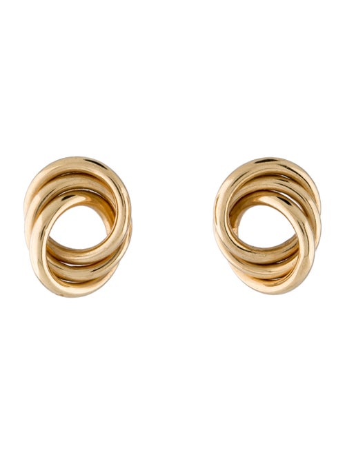 14K Drop Earrings yellow
