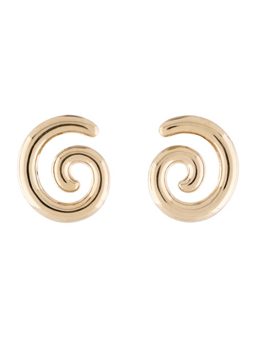14K Drop Earrings yellow