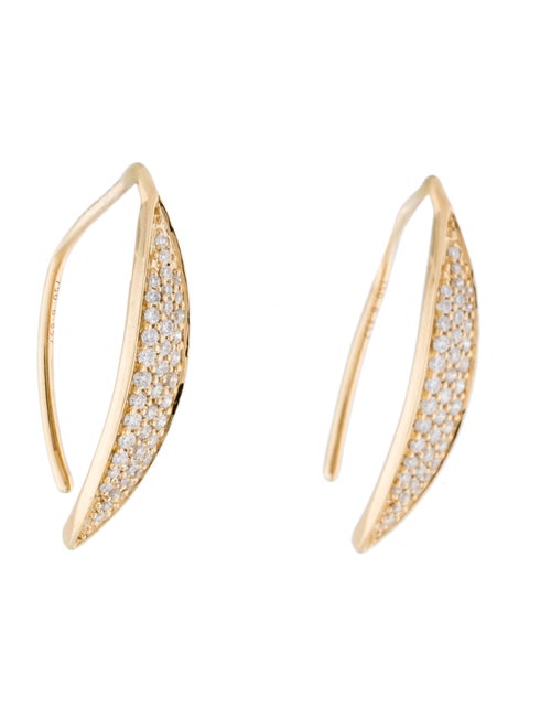 Earrings 18K Diamond Drop Earrings yellow