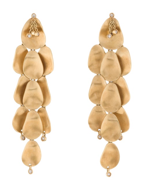 18K Chandelier Earrings yellow