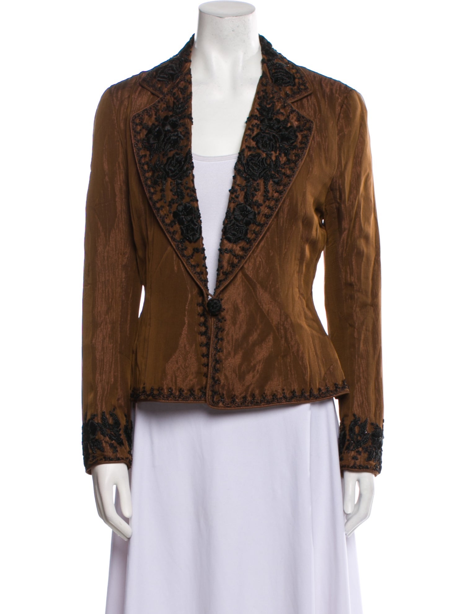 Eavis & Brown Vintage Silk Blazer