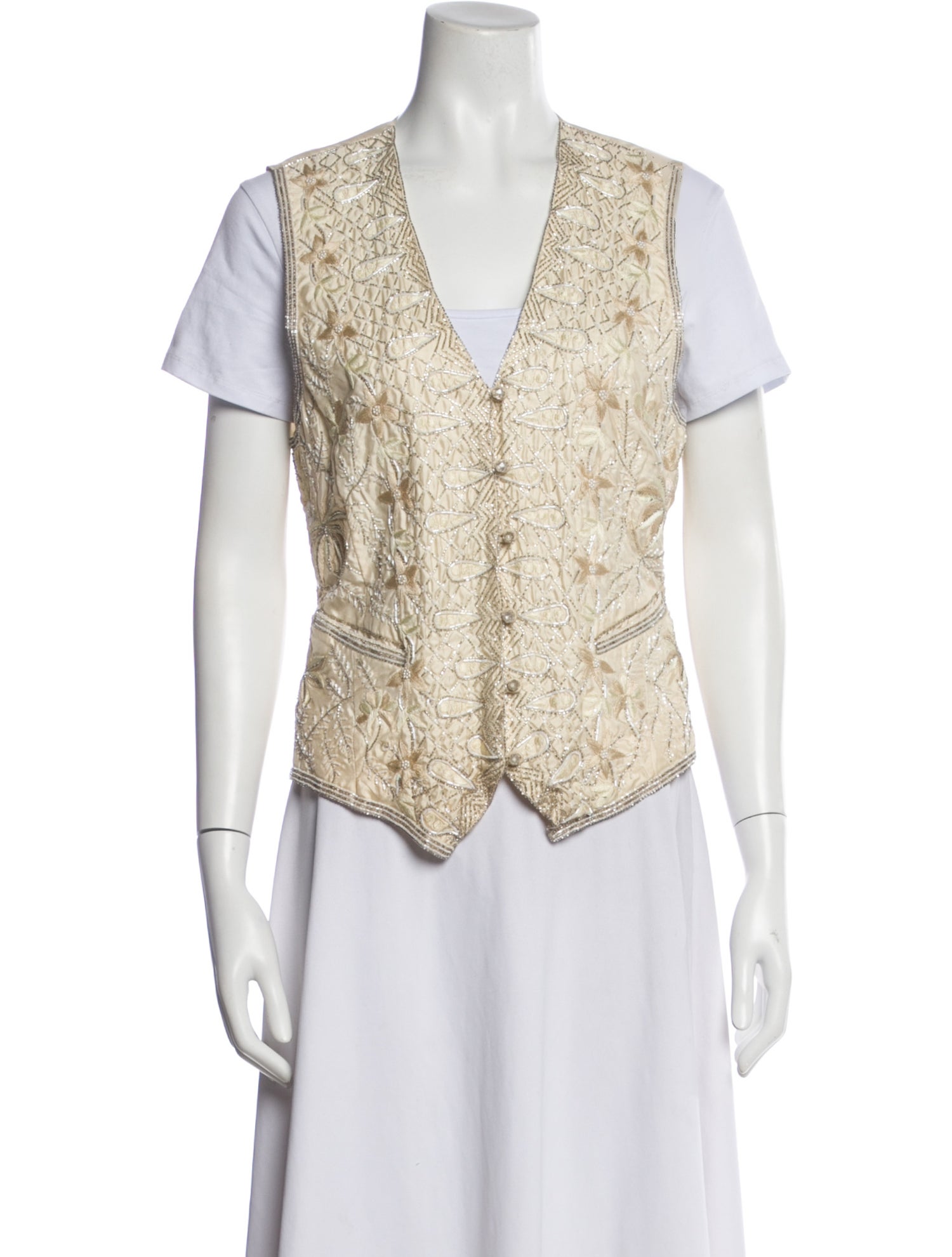 Eavis & Brown Vintage Silk Vest