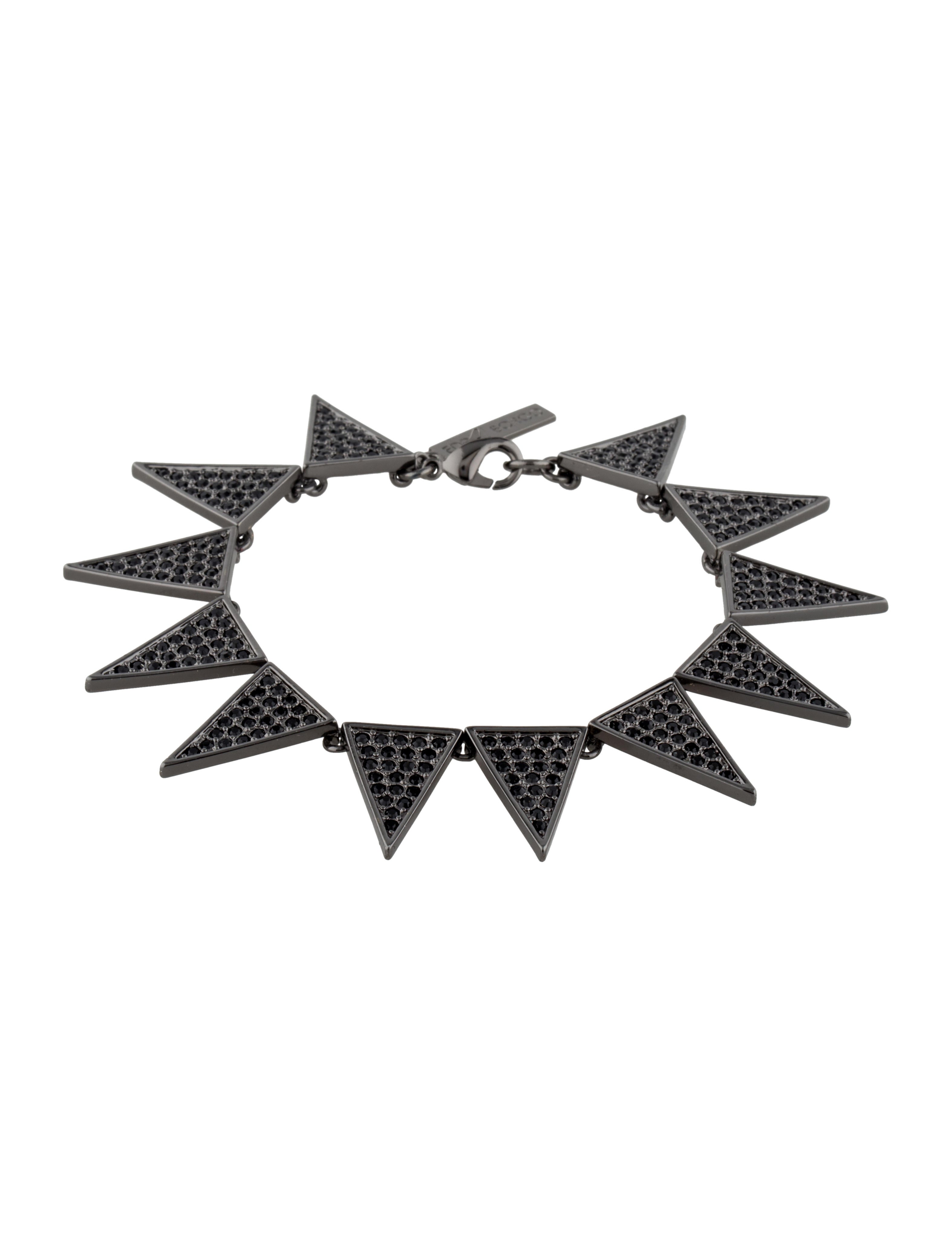 Eddie Crystal Triangle Link Bracelet Bracelets EBO20940 The RealReal