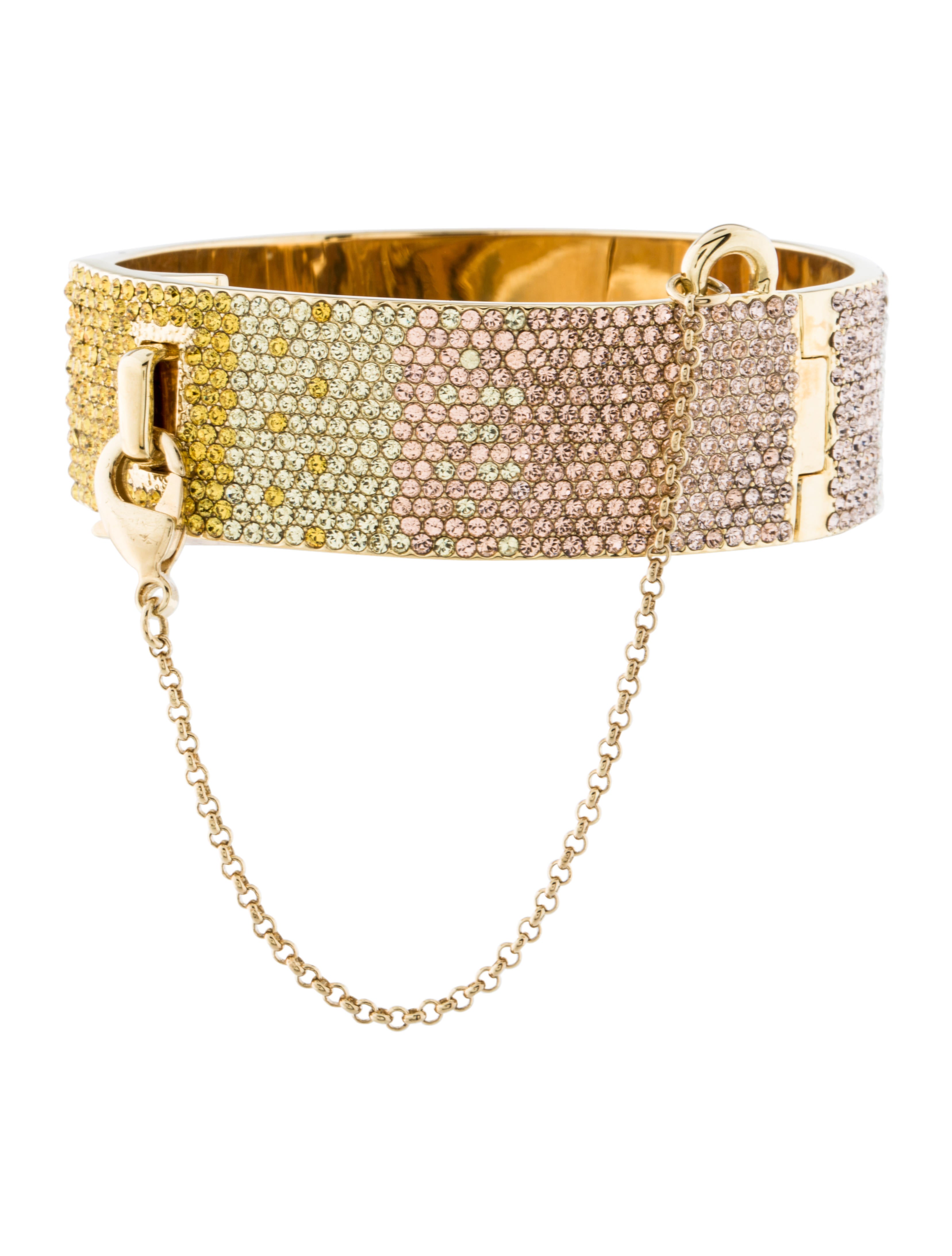 Ed Borgo Crystal Safety Chain Bracelet Bracelets Ebo21869 Crystal Safety Chain Bracelet