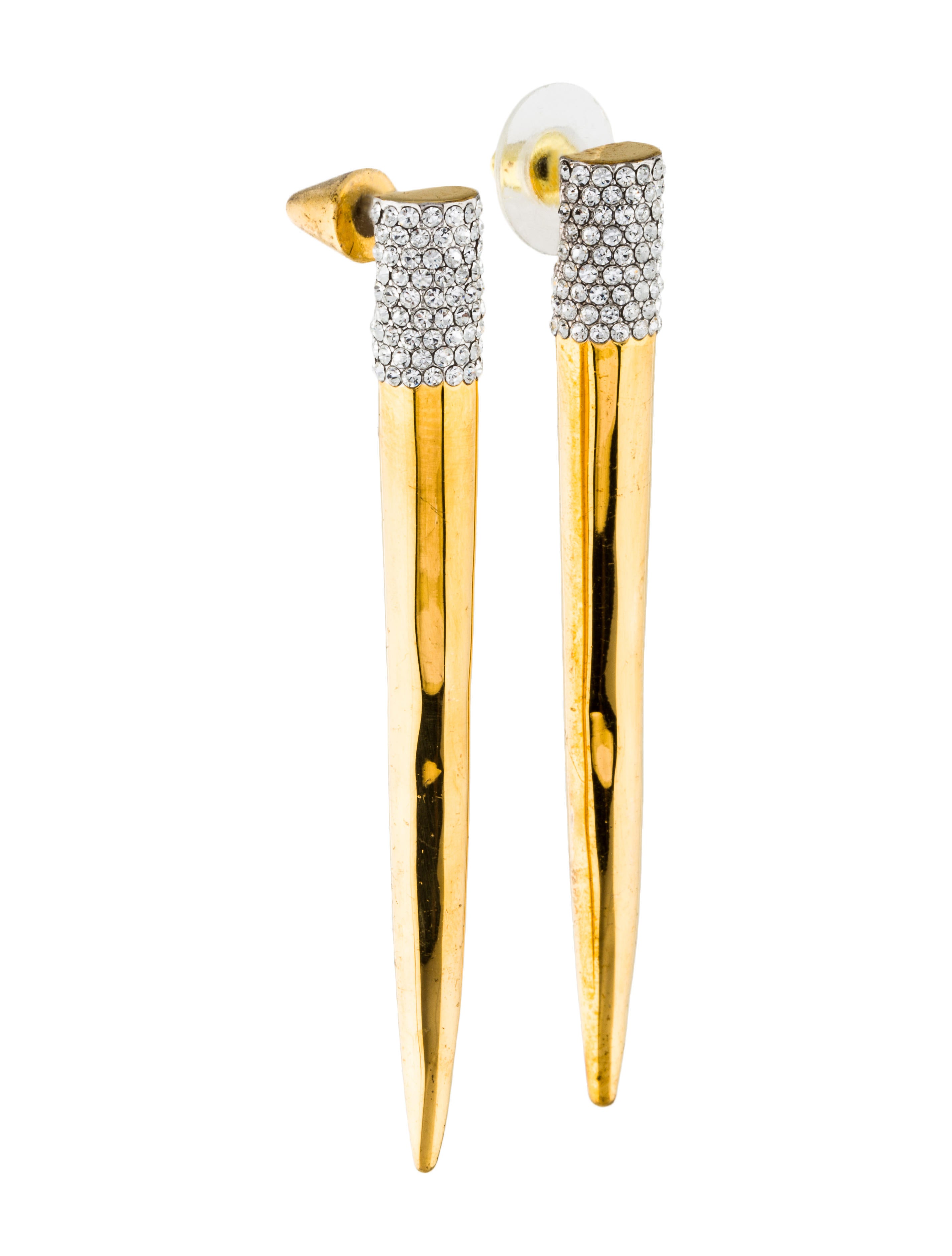 Eddie Crystal Spike Earrings Earrings EBO22446 The RealReal