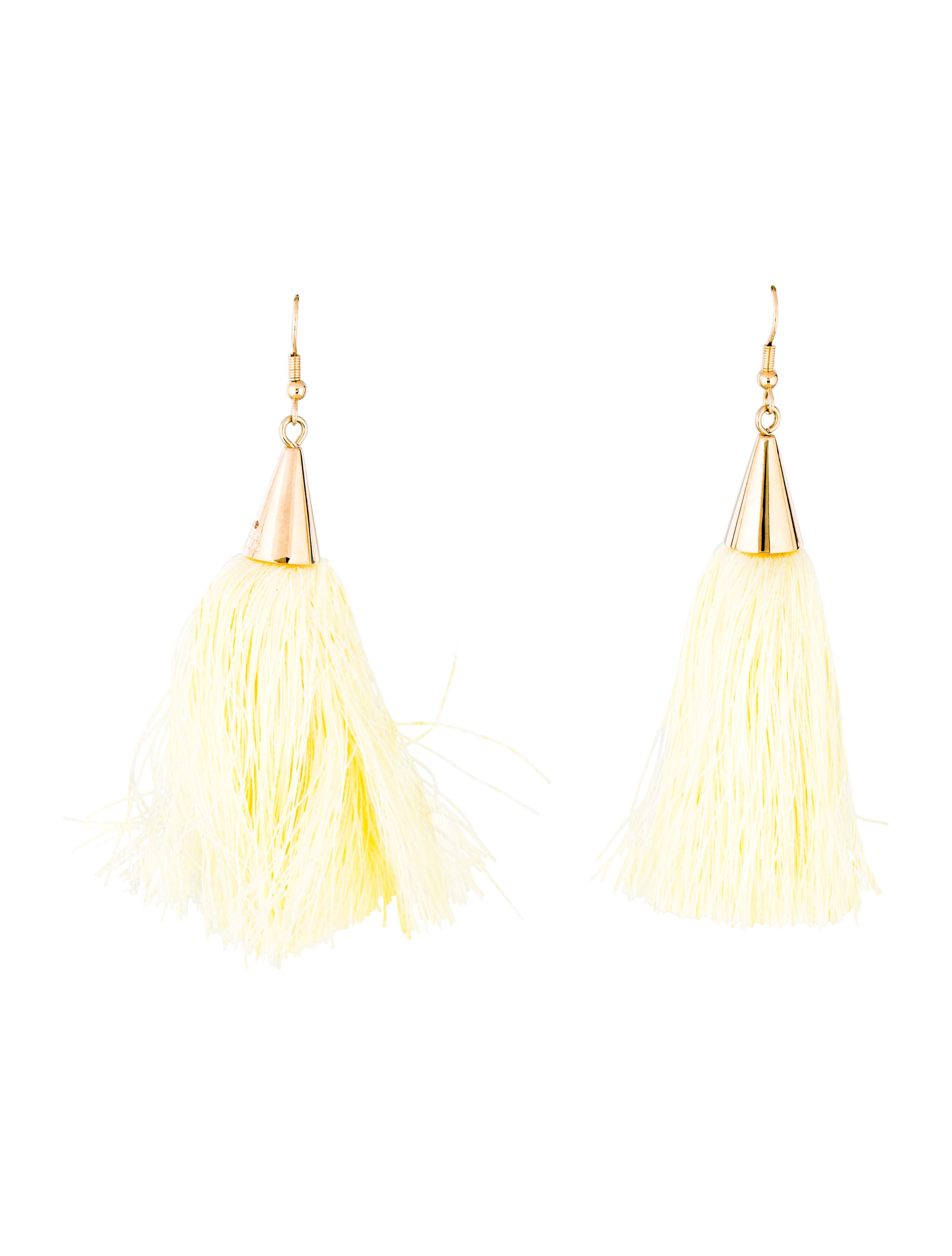 Eddie Borgo Silk Tassel Earrings