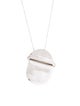 Eddie Borgo Folded Paillette Pendant Necklace