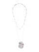 Eddie Borgo Folded Paillette Pendant Necklace