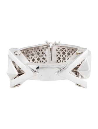 Eddie Borgo Hinged Cuff Bangle Bracelet