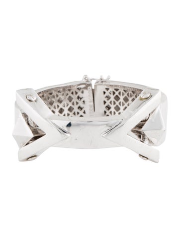 Eddie Borgo Bangle Hinged Cuff Bracelet