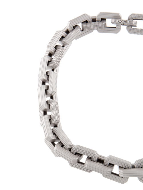 Eddie Borgo Matte Supra Link Collar Necklace