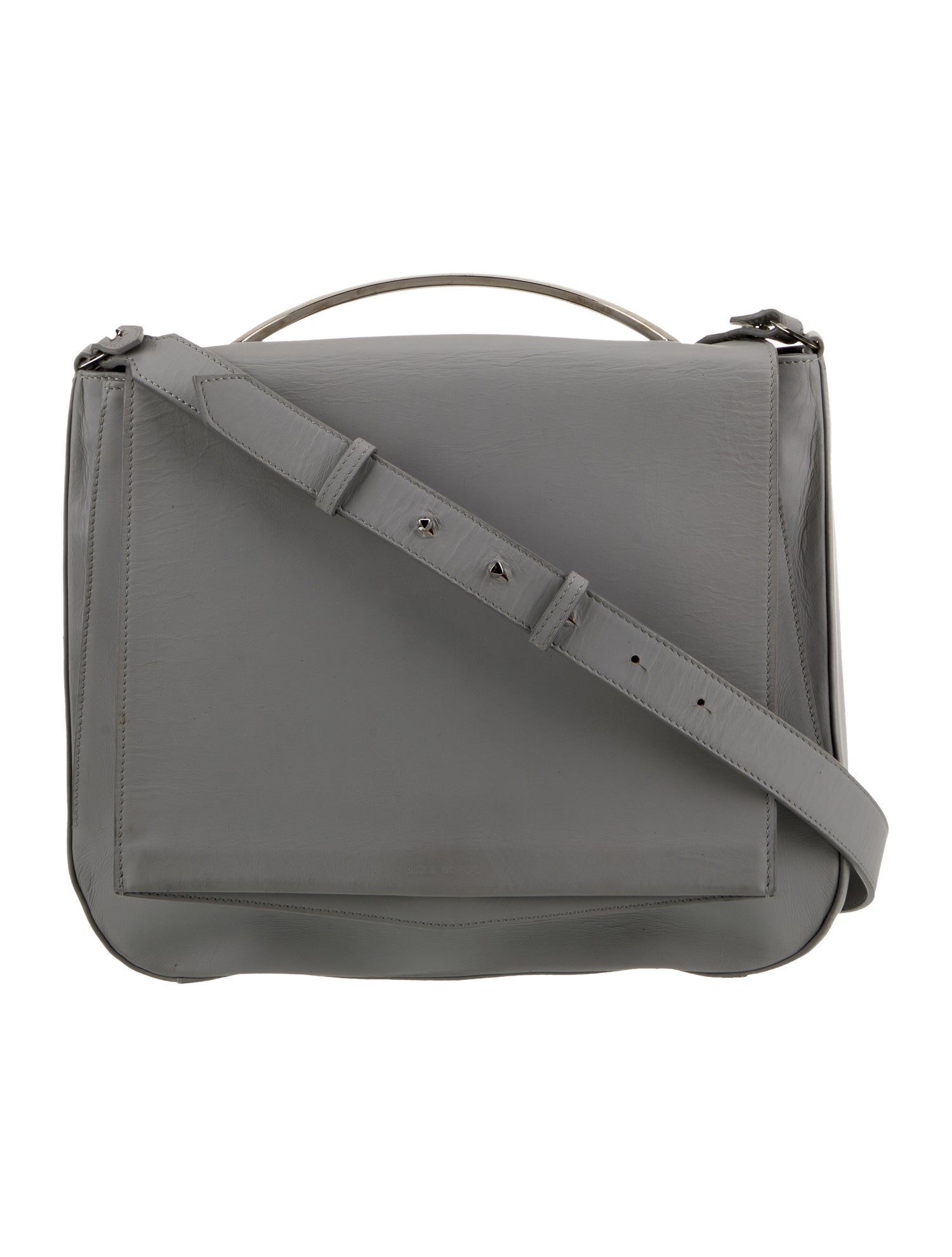 Eddie Borgo Leather Top Handle Bag