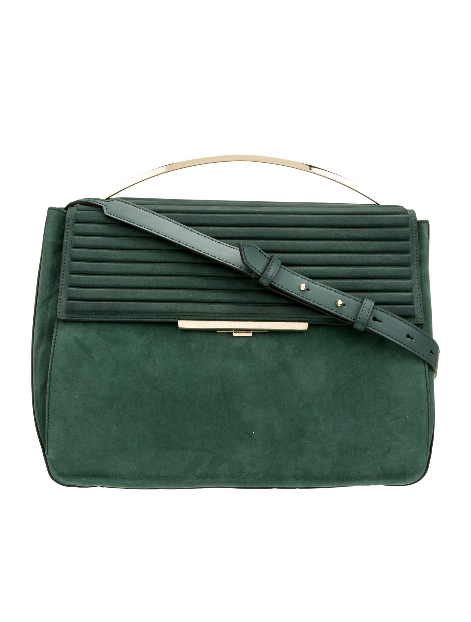 Eddie Borgo Suede Top Handle Bag