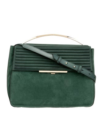 Eddie Borgo Suede Top Handle Bag