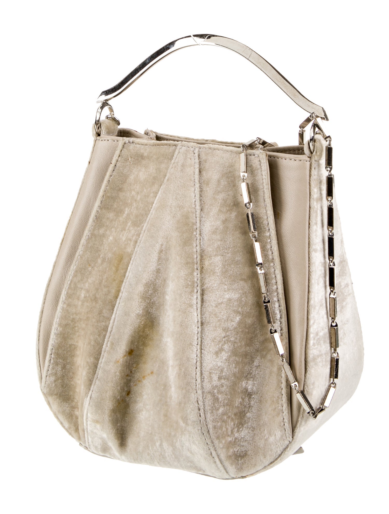Eddie Borgo Velvet Top Handle Bag
