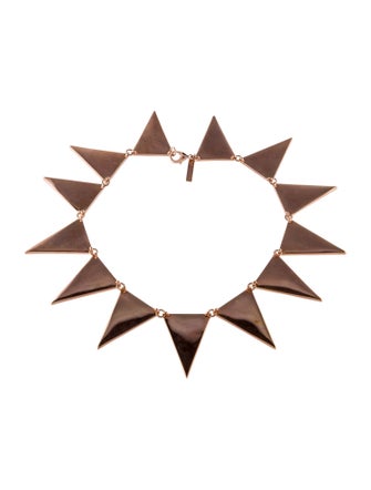 Eddie Borgo Triangle Collar Necklace