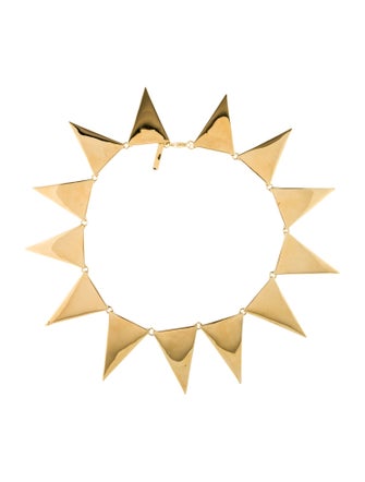 Eddie Borgo Flat Triangle Collar Necklace