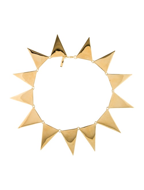 Eddie Borgo Flat Triangle Collar Necklace