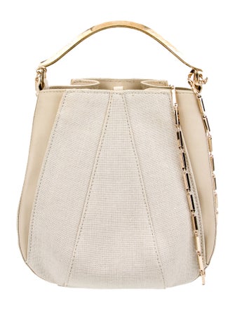 Eddie Borgo Canvas Top Handle Bag