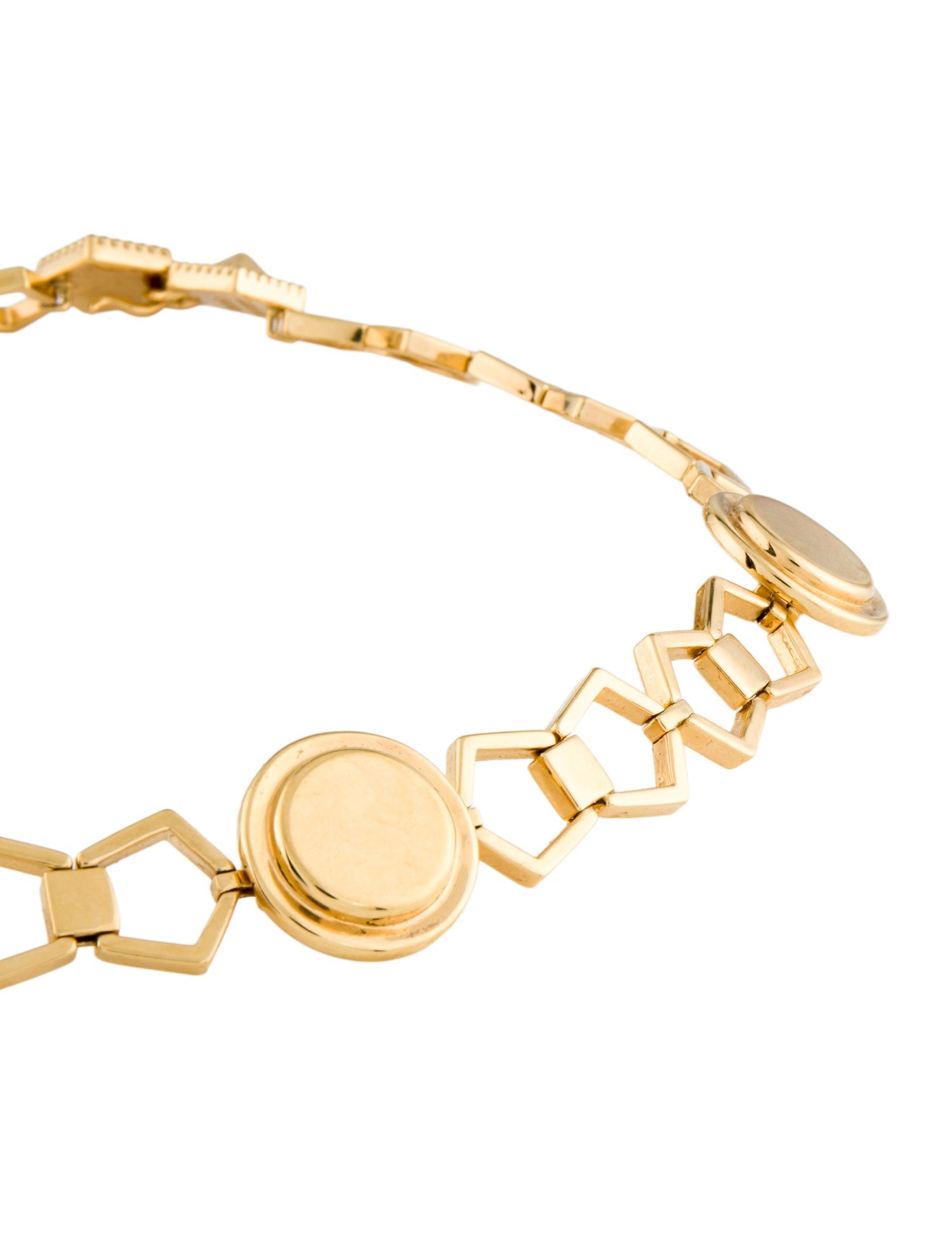 Eddie Borgo Round & Pentagon Station Collar Necklace