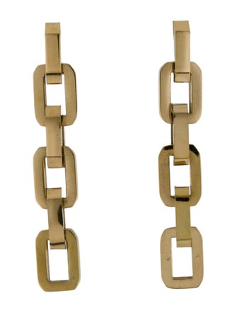 Eddie Borgo Link Chain Drop Earrings