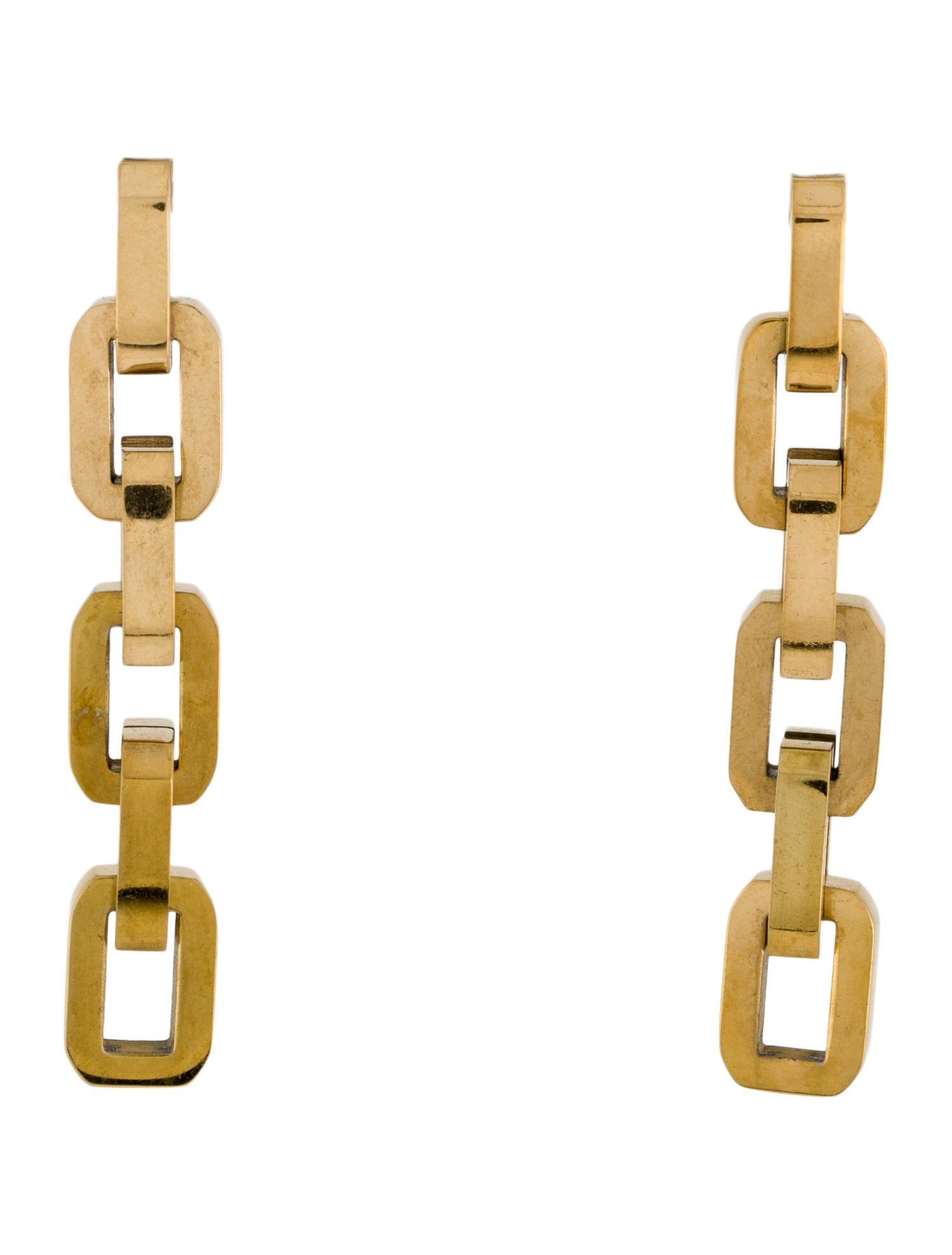 Eddie Borgo Supra Link Drop Earrings