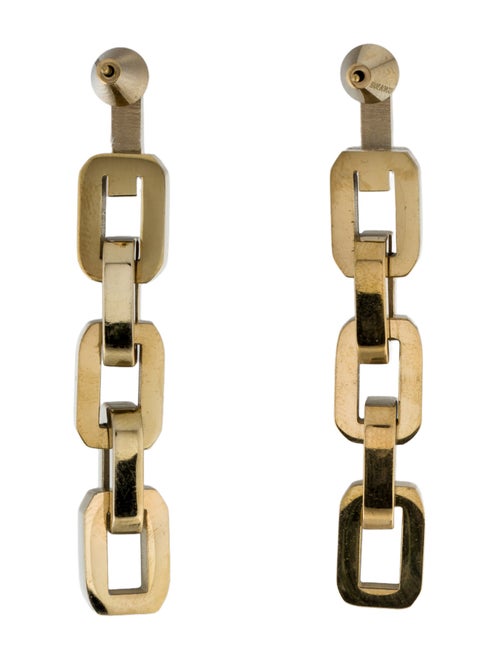 Eddie Borgo Supra Chain Link Drop Earrings