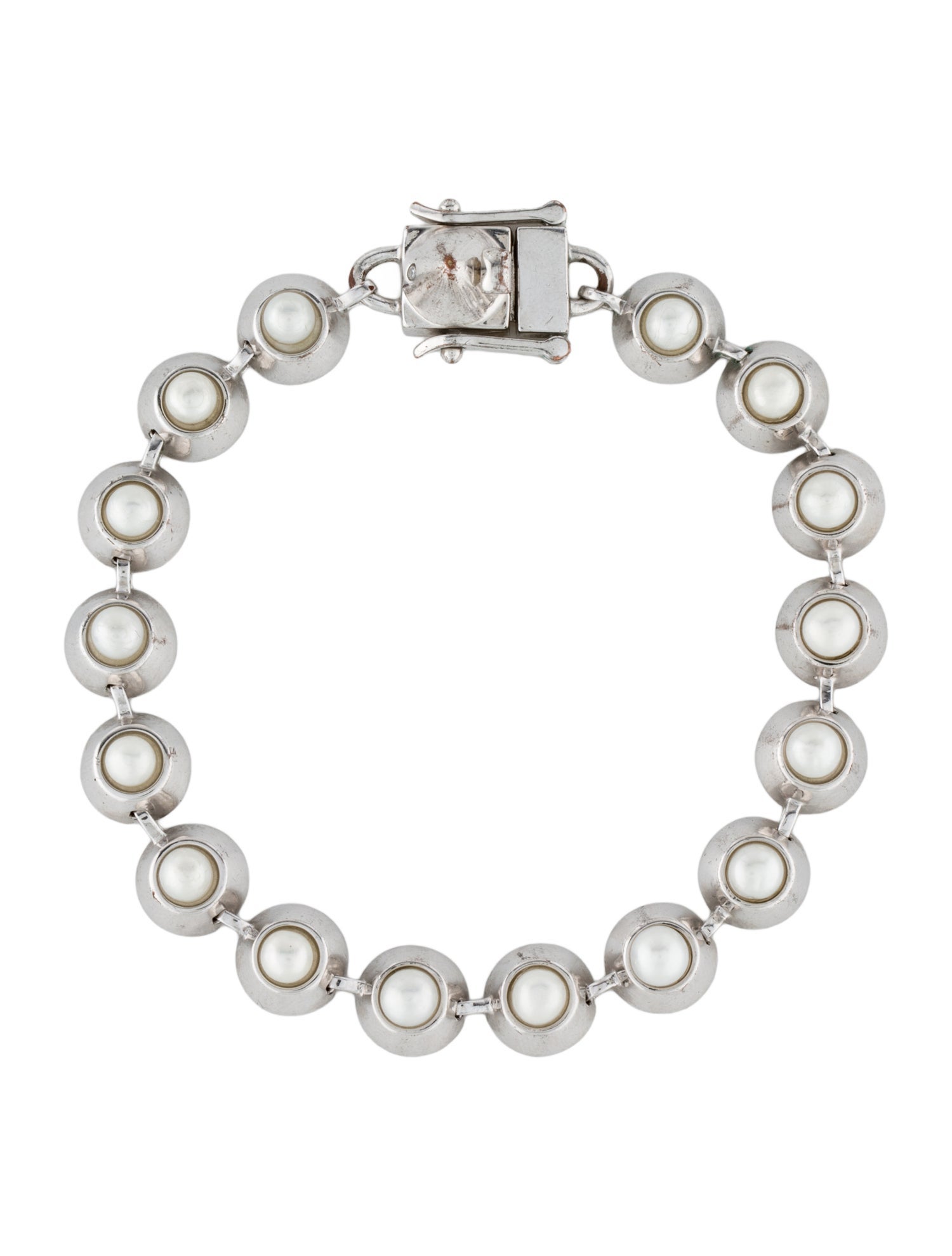 Eddie Borgo Pearl Link Bracelet