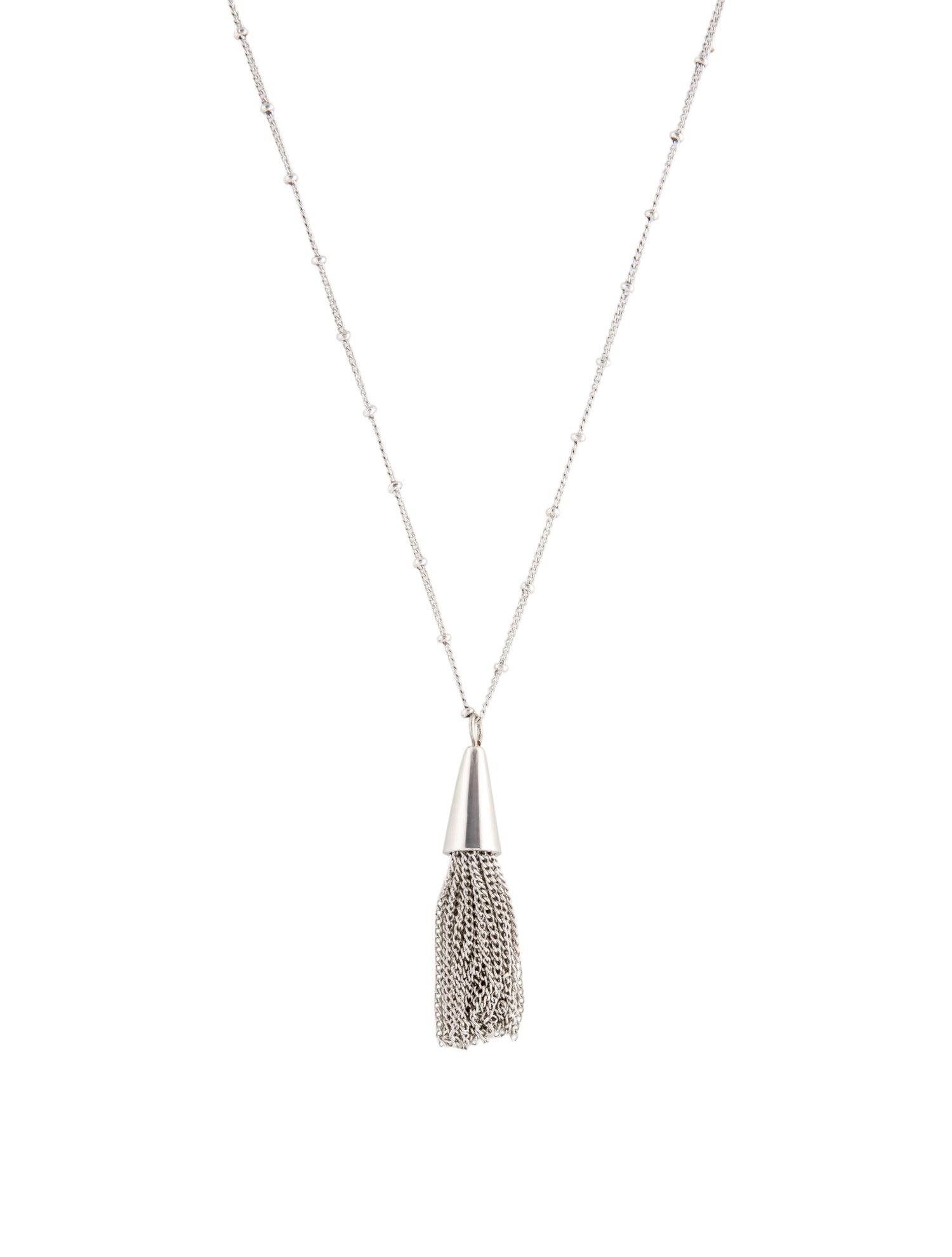 Eddie Borgo Tassel Pendant Necklace