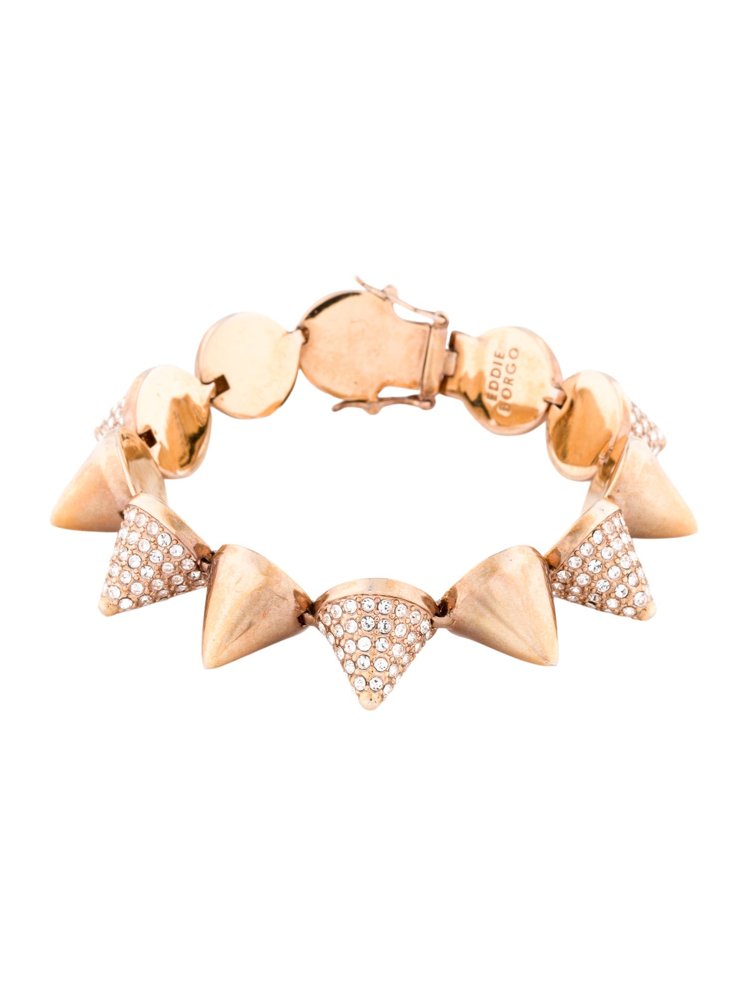 Eddie Borgo Crystal Cone Bracelet