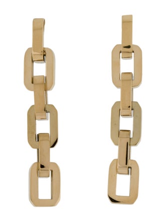 Eddie Borgo Chain Link Drop Earrings
