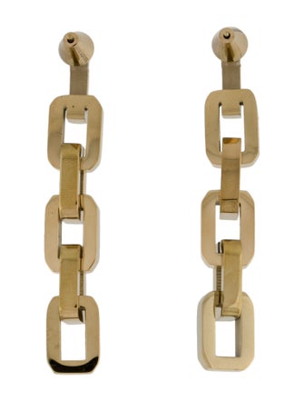 Eddie Borgo Chain Link Drop Earrings